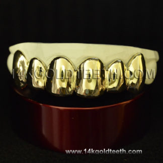 Top Yellow Gold Teeth Grillz - TY 10001