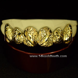 Top Yellow Gold Teeth Grillz - TY 10004