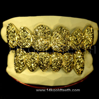 Top Yellow Gold Teeth Grillz - TY 10007