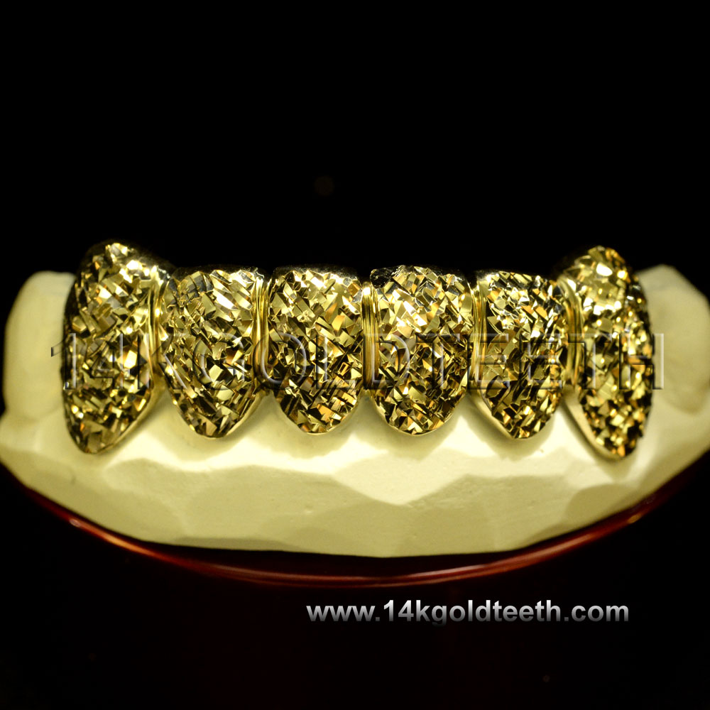 Bottom Yellow Gold Teeth Grillz - BY 20004