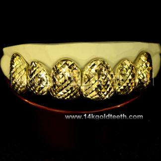 Top Yellow Gold Teeth Grillz - TY 10008